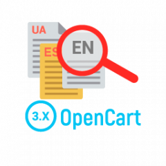 Module Service language selection for OpenCart 3.0