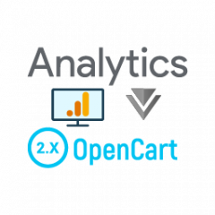 Модуль Google Analytics для OpenCart 2.1, 2.3