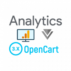 Google Analytics module for OpenCart 3.0