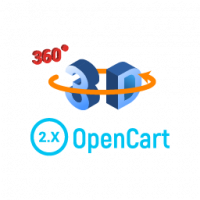 3D обзор товара для  OpenCart v 2.1.x, 2.3.x