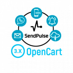 SendPulse module for OpenCart 3.0