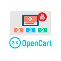 Video product for OpenCart v 2.1.x, 2.3.x