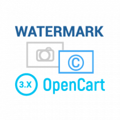Модуль Водяной знак (Watermark) для OpenCart 3.0 [open source]