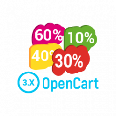 Discount module for OpenCart 3.0 - loyalty Program