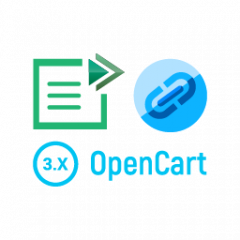 The module is a permanent link to the Order for OpenCart 3.0
