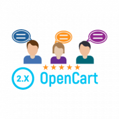 Module Customer reviews about the store for OpenCart v 1.5.x, 2.1.x, 2.3.x