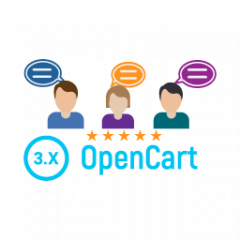 Модуль Відгуки покупців про магазин для OpenCart 3.0