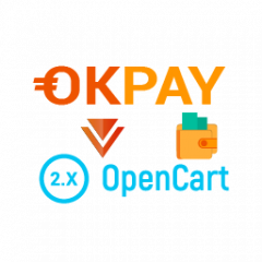 Payment via OKPAY for OpenCart v 2.1.x