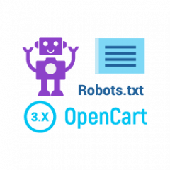 Модуль Генератор robots.txt для OpenCart 3.0